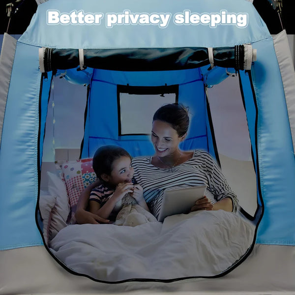 Maze Pop up Play and Sensory Tent with Light Strip - Blue