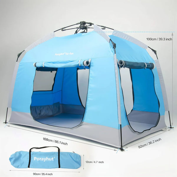 Maze Pop up Play and Sensory Tent with Light Strip - Blue