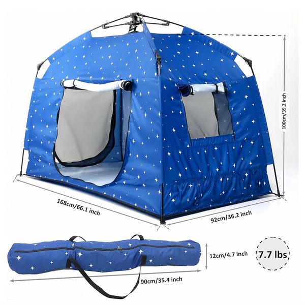 Maze Pop up Play and Sensory Tent with Light Strip - Star