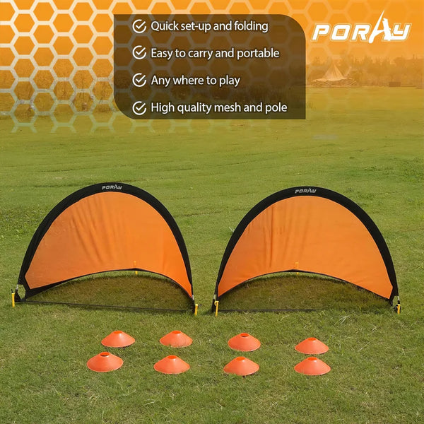 Maze Pop up Soccer Goal Set with Cones and Carry Bag - Arch