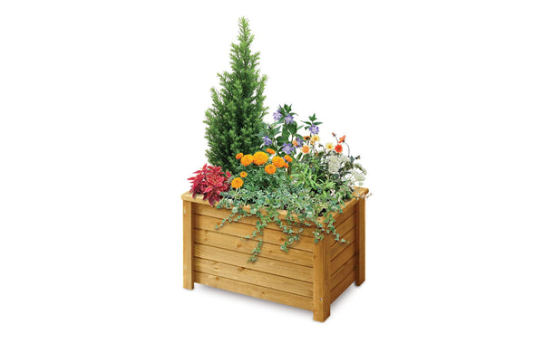 VegTrug Timber Rectangular Planter Box 600 x 350 x 400mm Natural