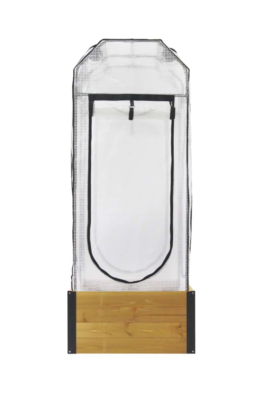 VegTrug Large Raised Garden Bed Grow Kit with Cover - Natural