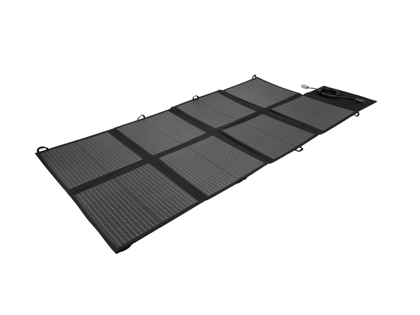 200W Premium Portable Folding Solar Panel Blanket, MPPT Controller & Accessories