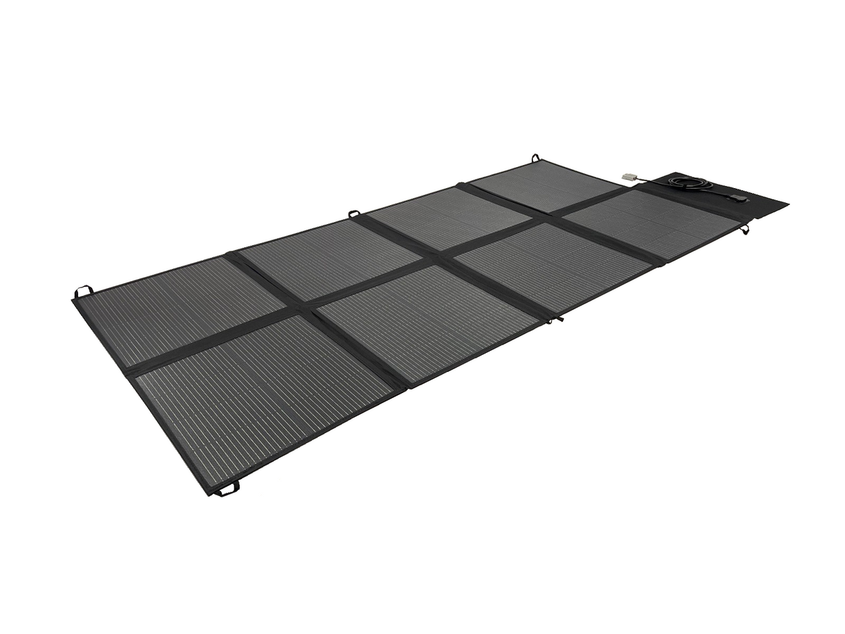 300W Portable Folding Solar Panel Blanket Kit with PWM Controller & Accessories