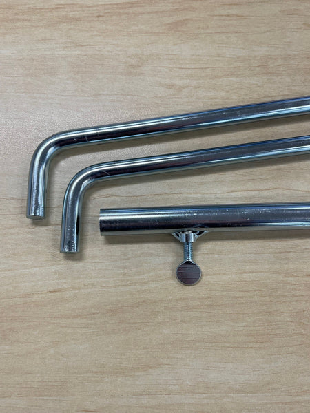 Tonneau Support Bar Rod Replacement Twin Kit with Brackets and Pop Rivets
