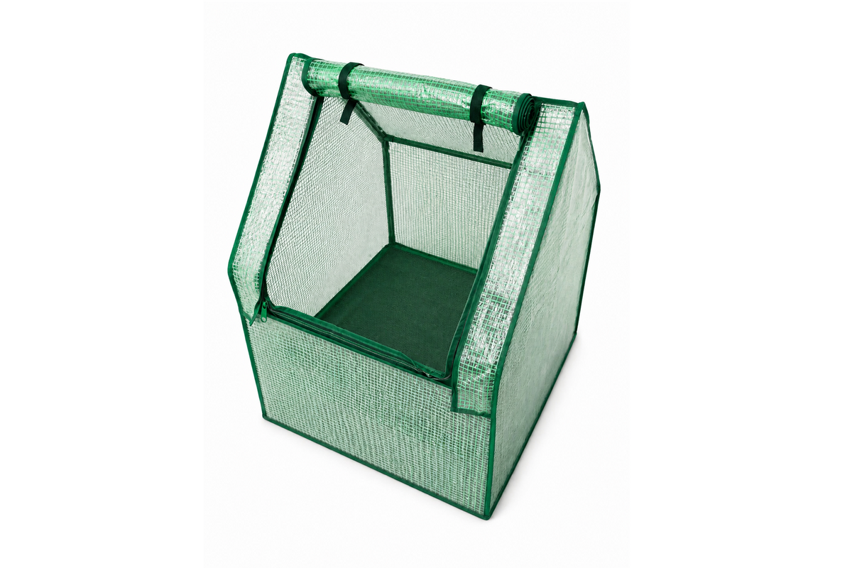 Greenlife Small Drop Over PE Greenhouse and Netting 650 x 650 x 880