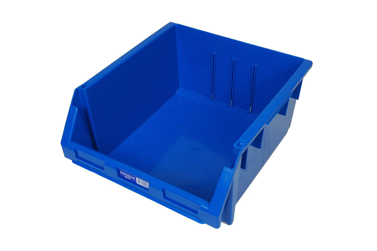 Fischer Plastics Stor-Pak 240 Blue Bin and Container 24L