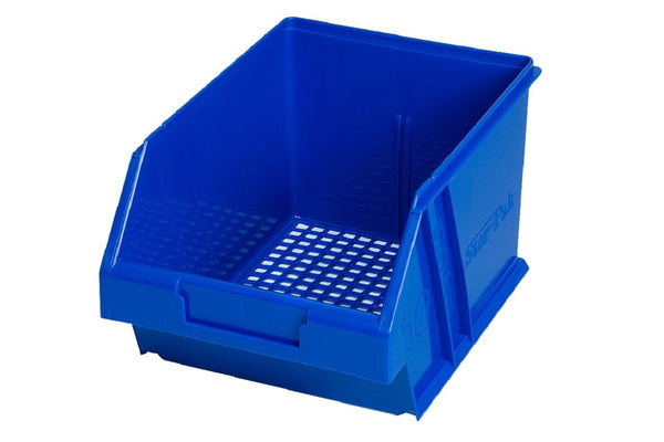 Fischer Plastics Stor-Pak 60 Blue Bin with Mesh Base 6L