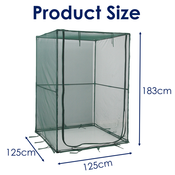 Maze Tall Netting Crop Protection Cage – 1.25m² X 1.8m High