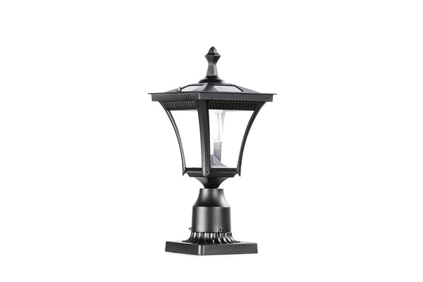 Takasho Solar Post Coach Light Heritage Style Lamp