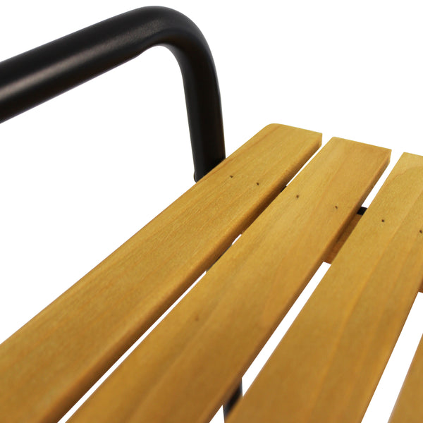 Takasho Moderno Tall Plant Stand 4 Shelf - Black/Natural Timber