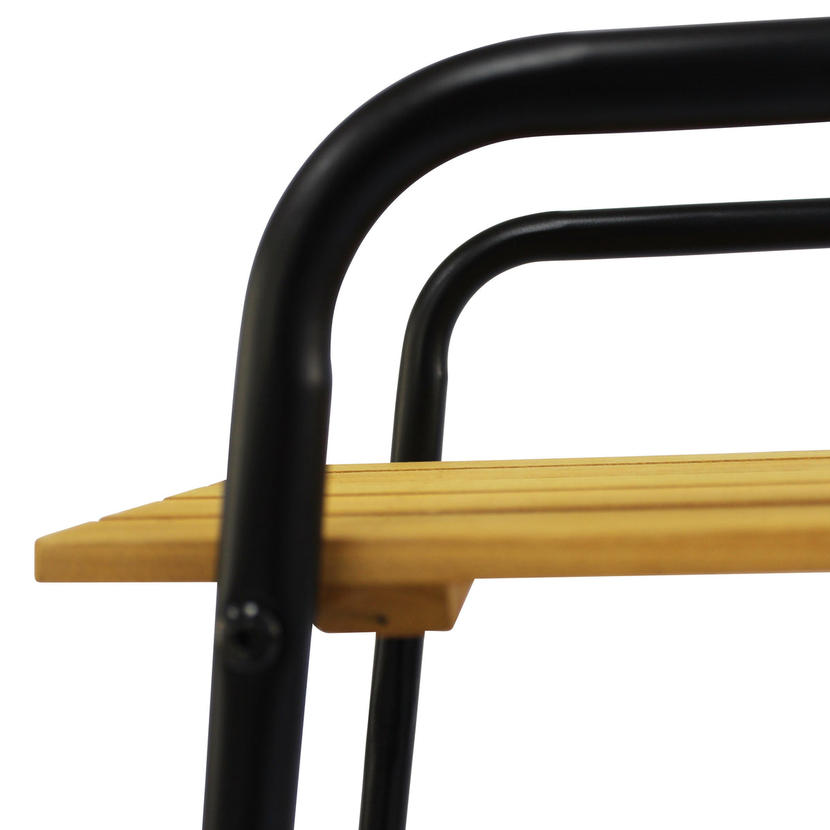 Takasho Moderno Tall Plant Stand 4 Shelf - Black/Natural Timber