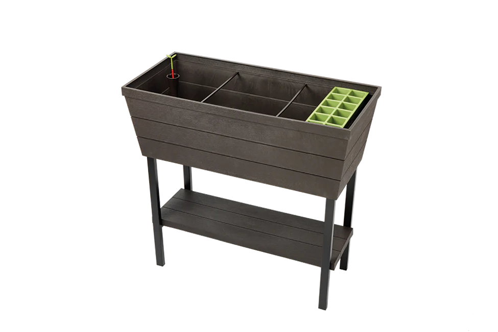 Keter Urban Bloomer Self-watering Raised Garden Planter - Brown