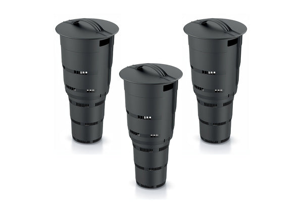 3x Maze 11L Underground Composter Tower Worm Farm - Anthracite