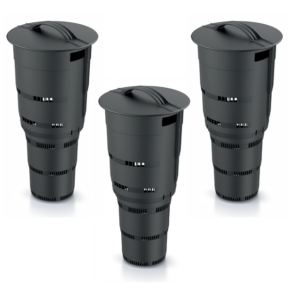 3x Maze 11L Underground Composter Tower Worm Farm - Anthracite
