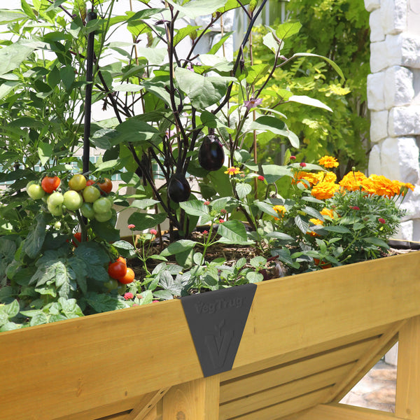 VegTrug Wooden Raised Planter Medium - Natural