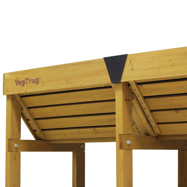 VegTrug Wooden Raised Planter Medium - Natural
