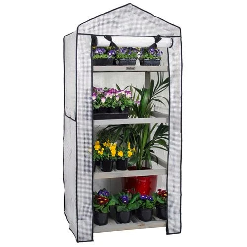 VegTrug Plant Nursery Greenhouse 1575 x 708 x 490mm Grey Wash