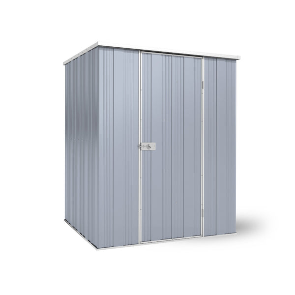 YardStore F44-S Flat Roof Steel Garden Shed - 1.41m x 1.41m x 1.8m