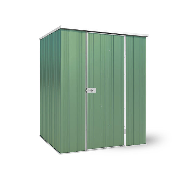 YardStore F44-S Flat Roof Steel Garden Shed - 1.41m x 1.41m x 1.8m