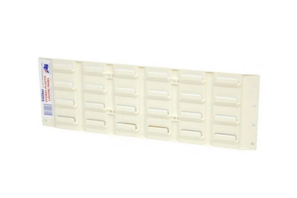 Fischer Plastics Louvre Panel 460L x 153H mm - Cream