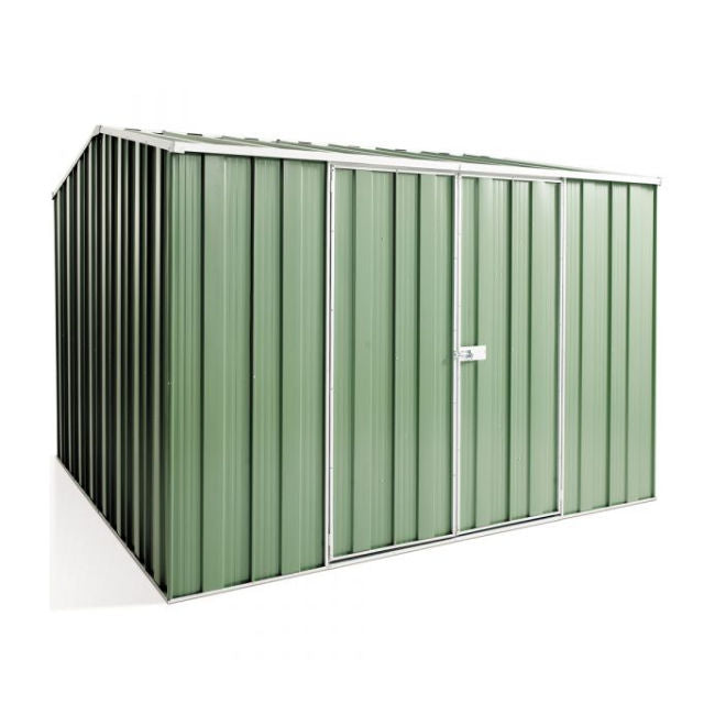 YardStore G88-D Gable Roof Steel Garden Shed - 2.8m x 2.8m x 2.08m