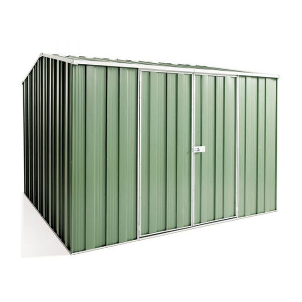 YardStore G88-D Gable Roof Steel Garden Shed - 2.8m x 2.8m x 2.08m