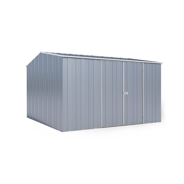 YardStore G98-D Gable Roof Steel Garden Shed - 3.14m x 2.8m x 2.08m