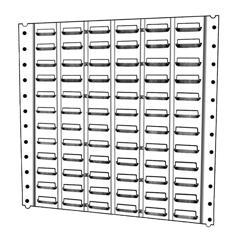 Fischer Plastics Louvre Panel 460L x 460H mm - Cream