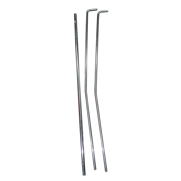 Tonneau Support Bar Rod Replacement Twin Kit with Brackets and Pop Rivets