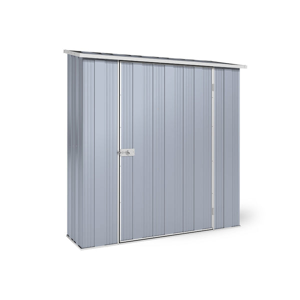 YardStore S52-S Sloped Roof Steel Garden Shed - 1.76m x 0.7m x 1.9m
