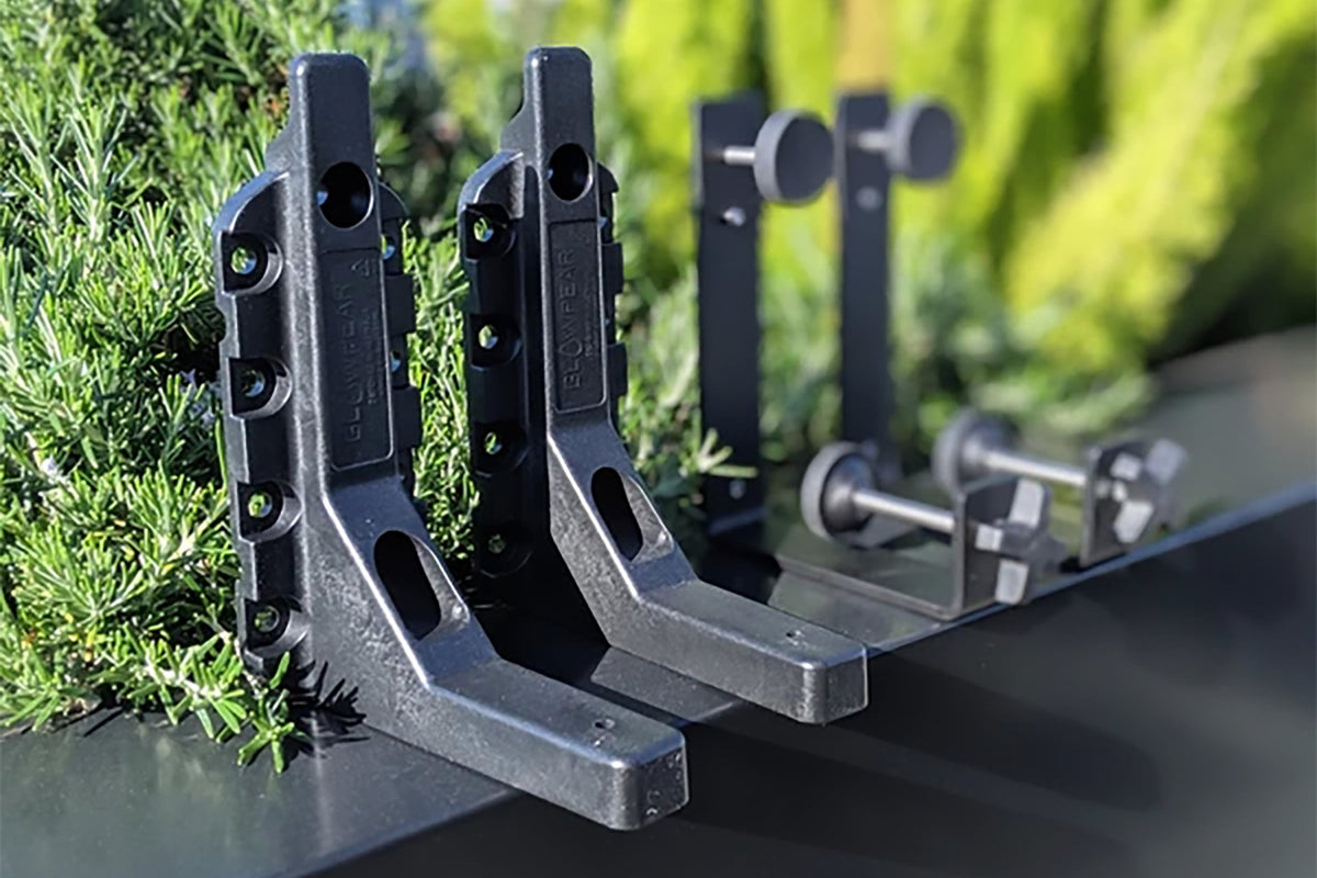 Glowpear Mini Rail Planter - Self Watering Balcony Planter Box