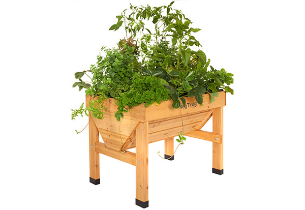 VegTrug Wooden Raised Planter Natural - Small