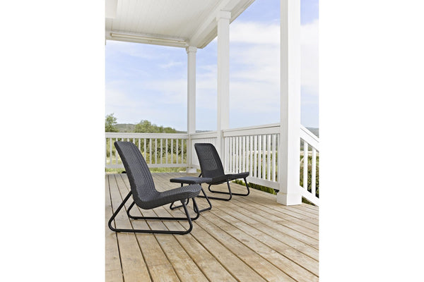 Keter Rio Outdoor Balcony Patio Set - Graphite