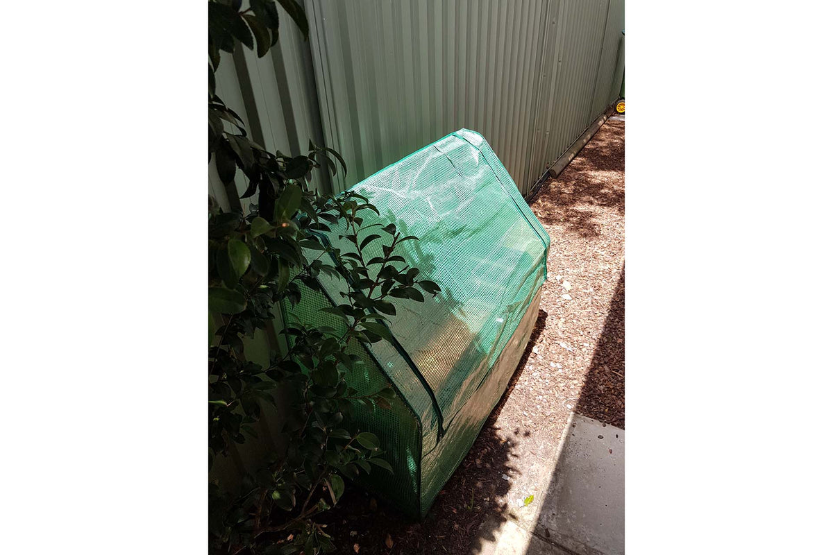 Greenlife Lean-To Drop Over Greenhouse with PE Cover 1250 x 500 x 990mm