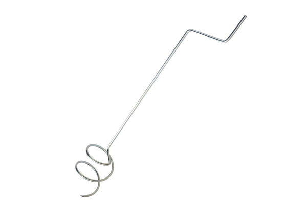 Maze Compost Spiral Aerator with Handle - Silver