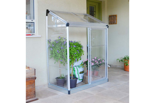 Maze Lean-To Premium Polycarbonate Greenhouse 4' x 2'