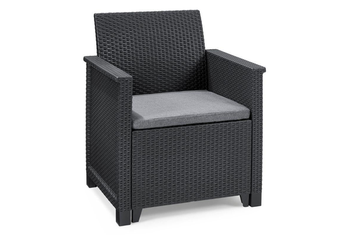 Keter Emma 4 Seater Lounge Set - Graphite