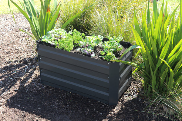 Greenlife Slimline Raised Garden Bed - 900 x 450 x 450mm - Charcoal