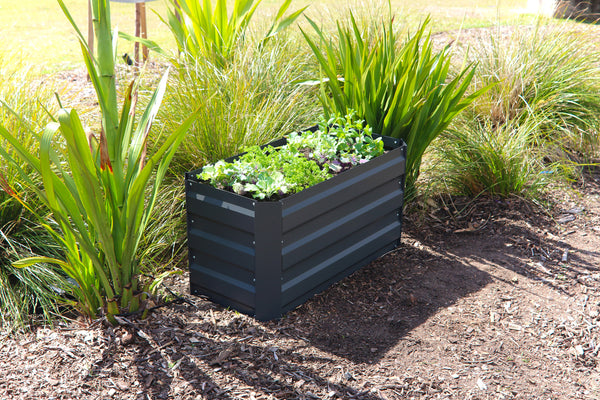 Greenlife Slimline Raised Garden Bed - 900 x 450 x 450mm - Charcoal