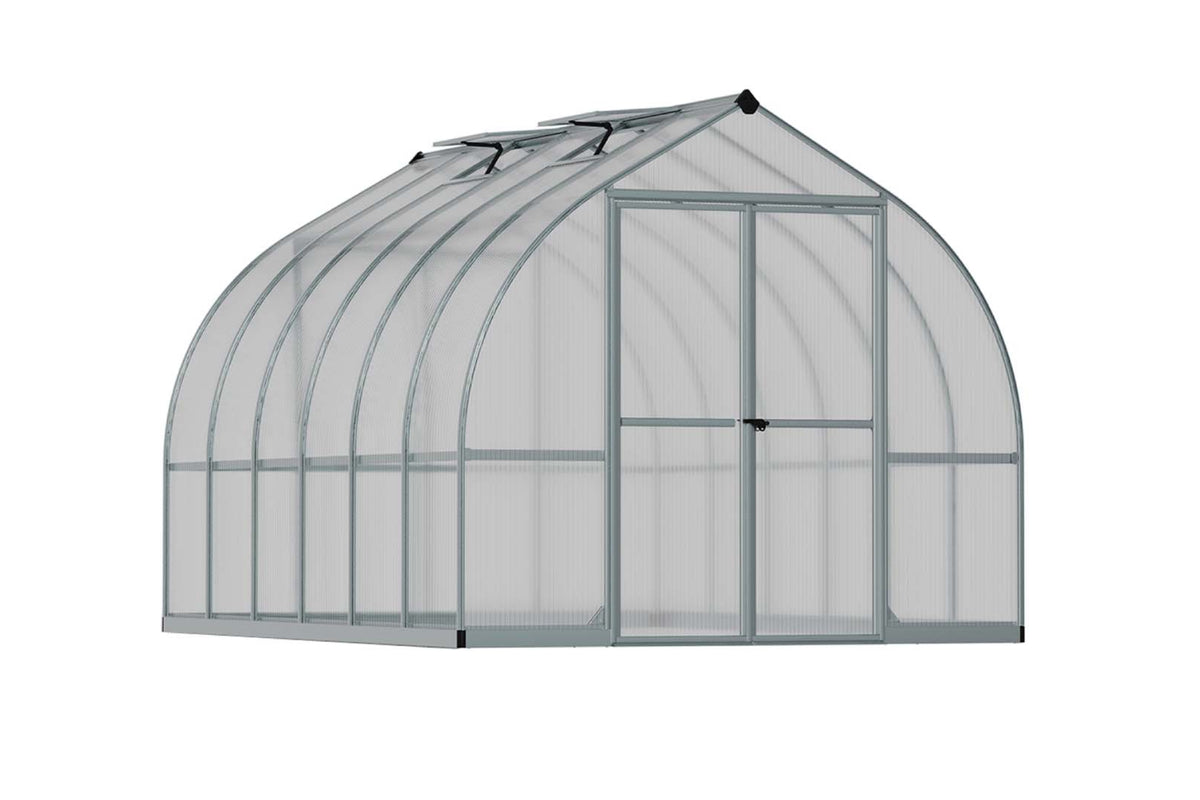 Maze Bella Premium Polycarbonate Greenhouse 8' x 12' (2.5m x 3.7m)