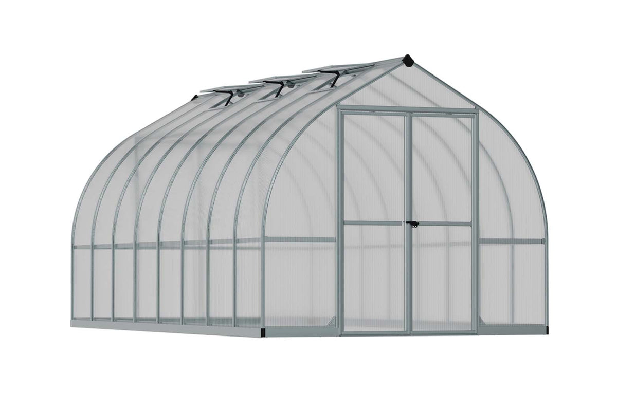 Maze Bella Premium Polycarbonate Greenhouse 8' x 16' (2.5m x 4.9m)