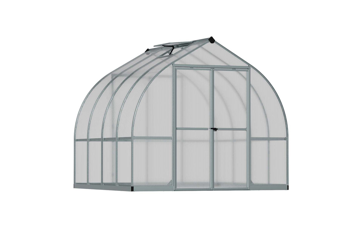 Maze Bella Premium Polycarbonate Greenhouse 8' x 8' (2.5m x 2.5m)
