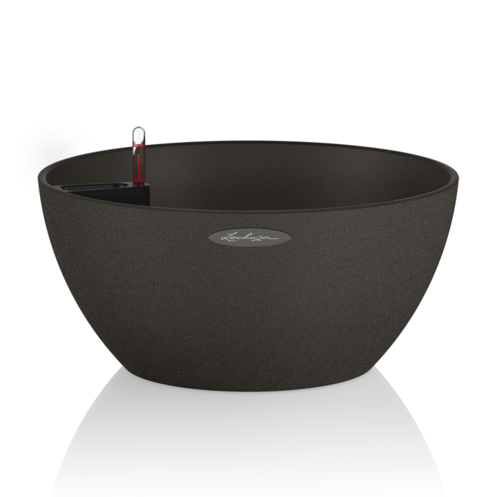 Lechuza Self-Watering Pot - CUBETO Stone 30 Bowl
