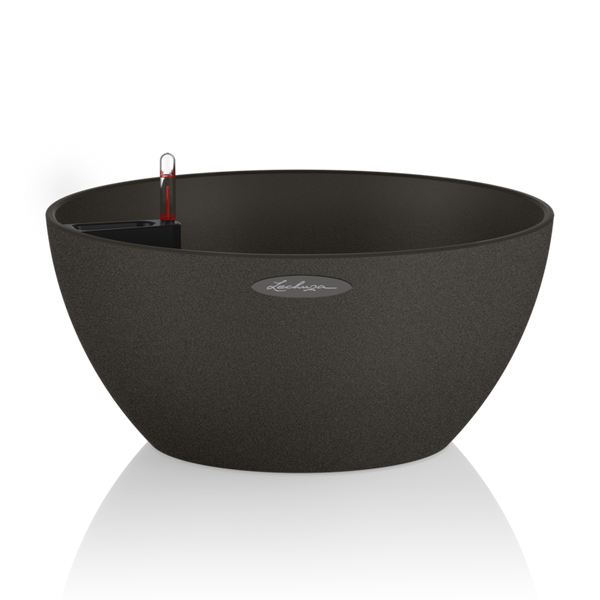 Lechuza Self-Watering Pot - CUBETO Stone 30 Bowl