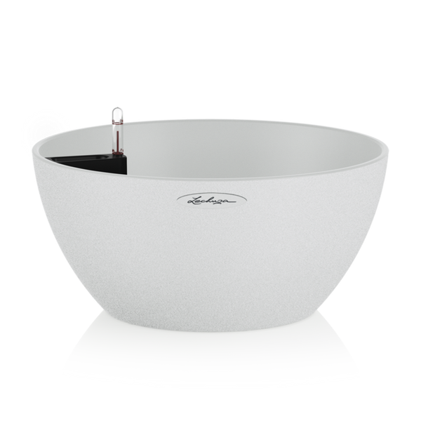 Lechuza Self-Watering Pot - CUBETO Stone 30 Bowl