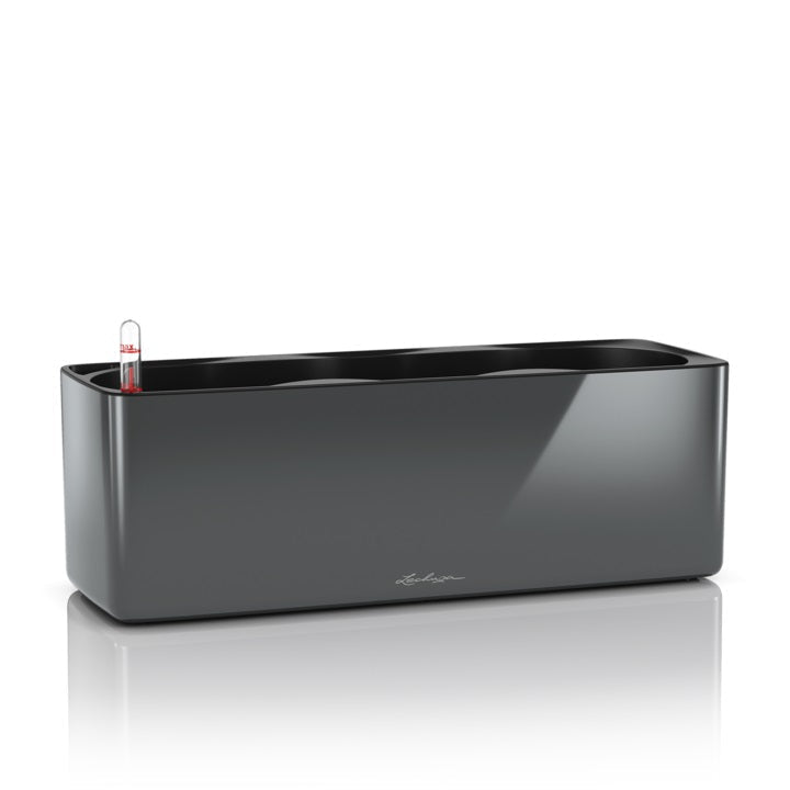 Lechuza Self Watering Planter Box - Glossy CUBE Triple