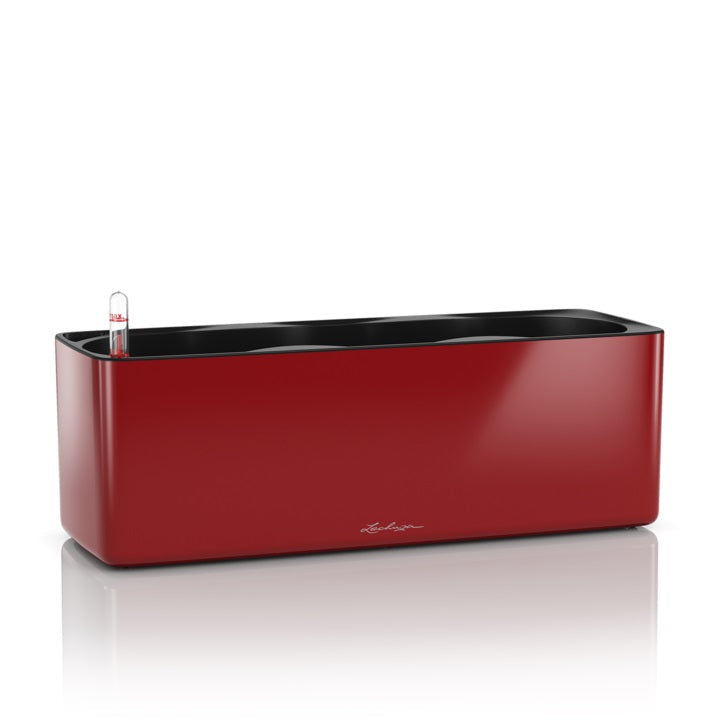 Lechuza Self Watering Planter Box - Glossy CUBE Triple