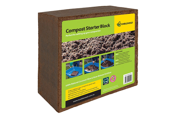 Tumbleweed 40L Raised Garden Bed Organic Coir Coconut Fibre - Starter Block