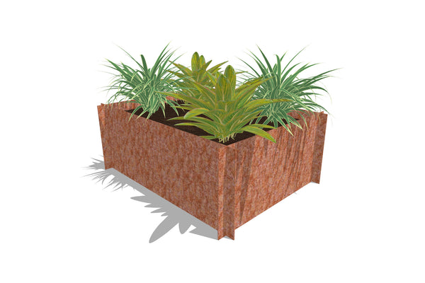 Greenlife Corten Steel Raised Garden Bed - 1200 x 900 x 450mm